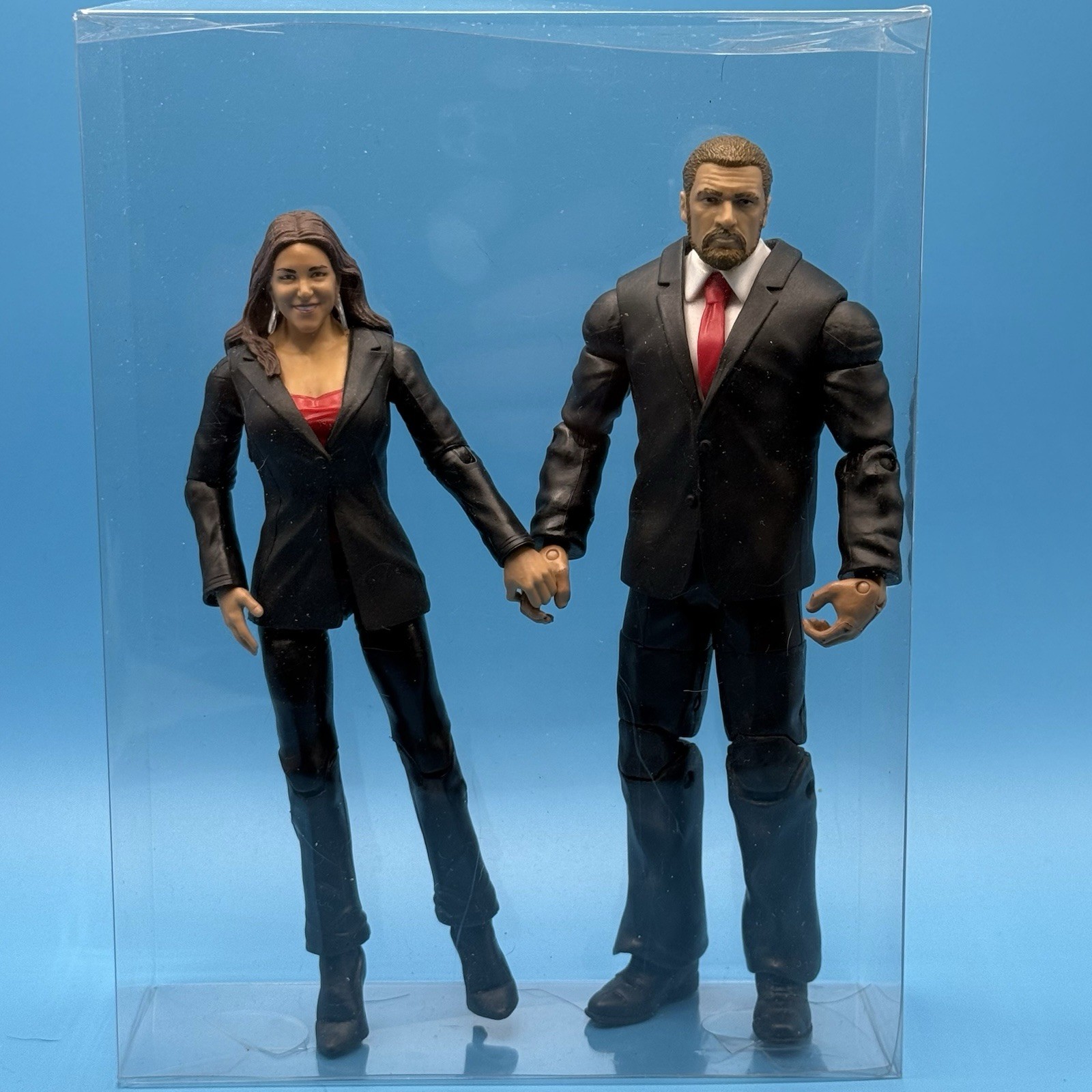 Modellino WWE Authority Triple H Stephanie McMahon Business Suit Mattel