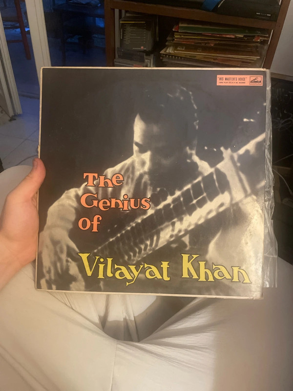 The Genius of Vilayat Khan LP India HMV