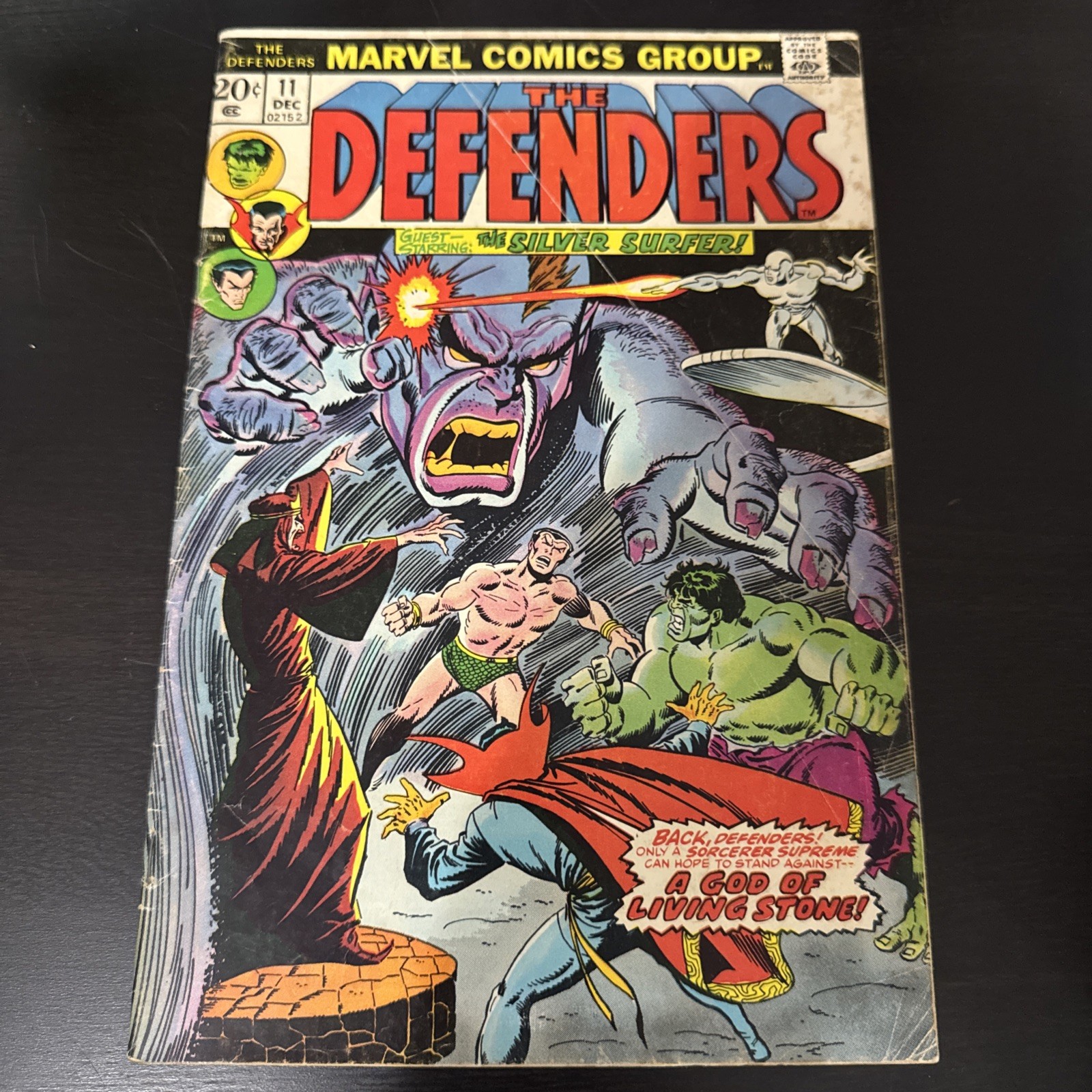 Marvel Comics Defenders #11 (1973) 🔑 1° App. Temax, prima app Chandu Sal Buscema