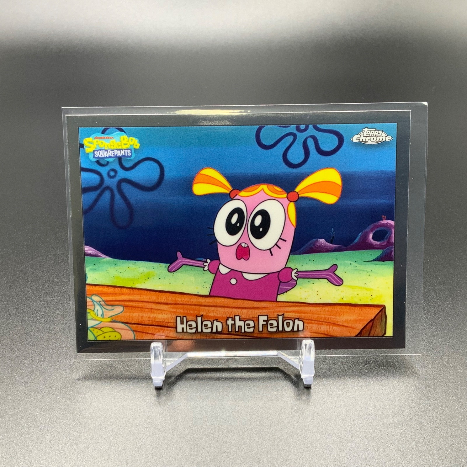 2025 Topps Chrome SpongeBob #170 Helen the Felon Chrome Base TTC7960