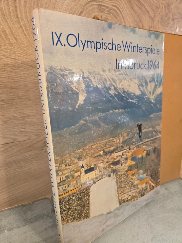 IX. Olympische Winterspiele Innsbruck 1964 – Buch mit Schutzumschlag und papphülle