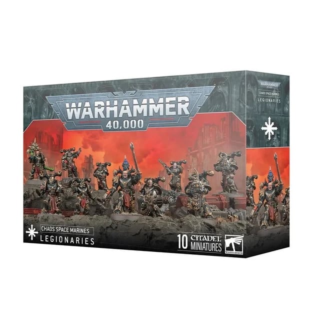 10 Legionarios Marines Espaciales del Caos - Warhammer 40k