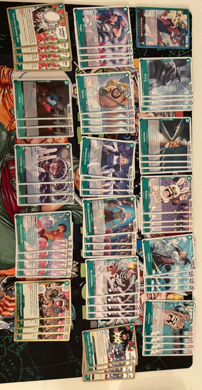 Playset C/UC + Rare Verde OP16