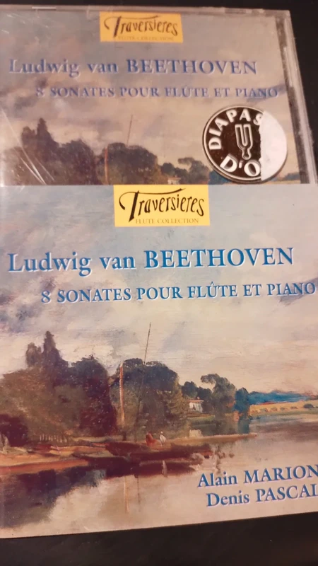 Ludwig Van Beethoven 8 Sonates Op 12 Op 23 Op 24 Op 30 Alain Marion Flûte Denis Pascal Piano