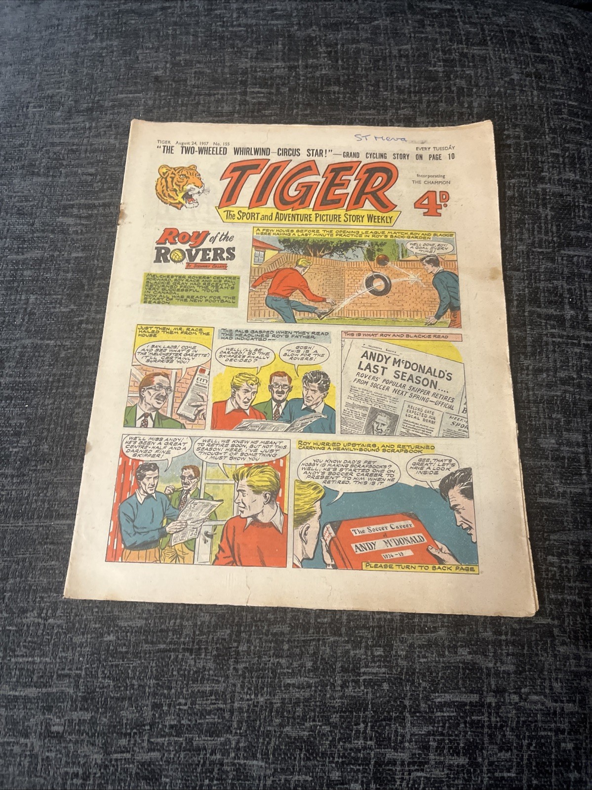 Tiger Comic - #155 - 24 August 1957