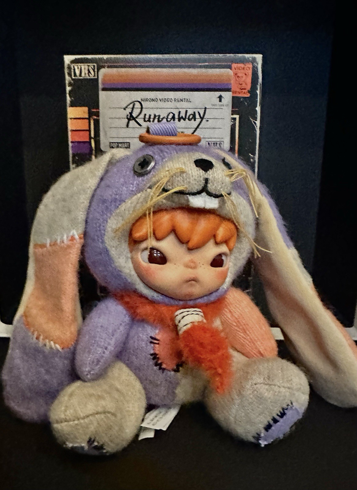 POP MART Hirono After Dark Series Plush Doll Pendant - RUNAWAY - US SELLER