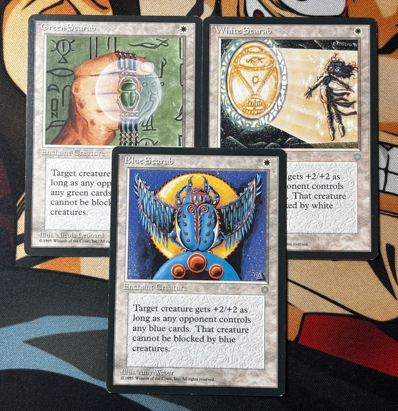 Trío Escarabajos Magic MTG Vintage (Era de Hielo 1995)