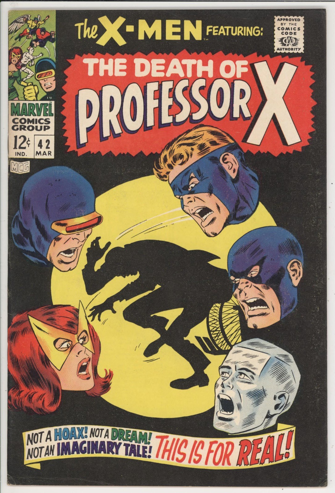 X-MEN 42 FN/VF/7.0 - Bella età dell'argento di media qualità!