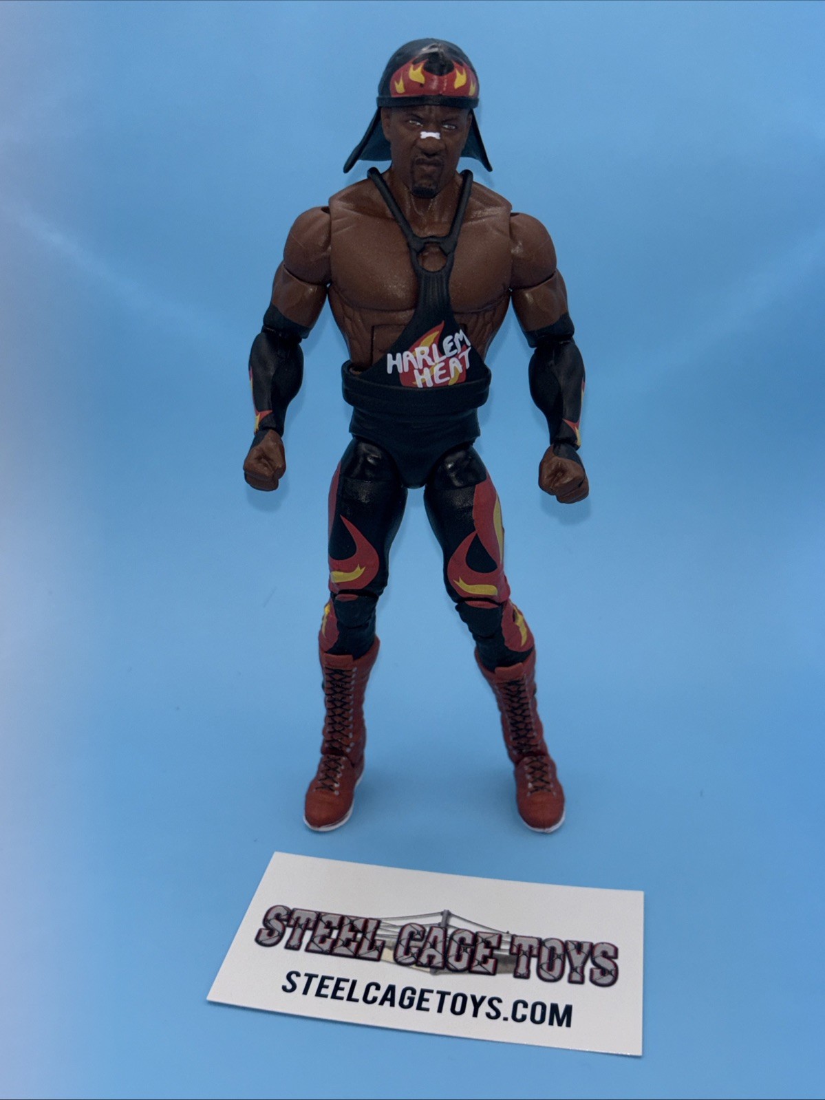 WWE MATTEL ELITE STEVIE RAY WWF WCW RARA ESCLUSIVA FIGURA WRESTLING HARLEM HEAT