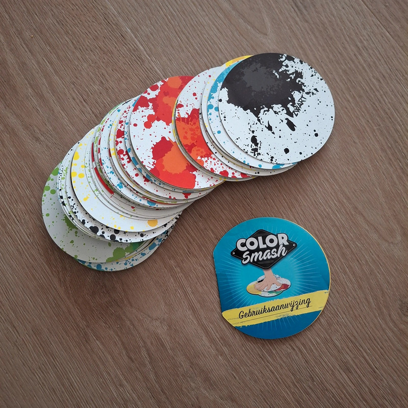 Color smash spel kaartspel