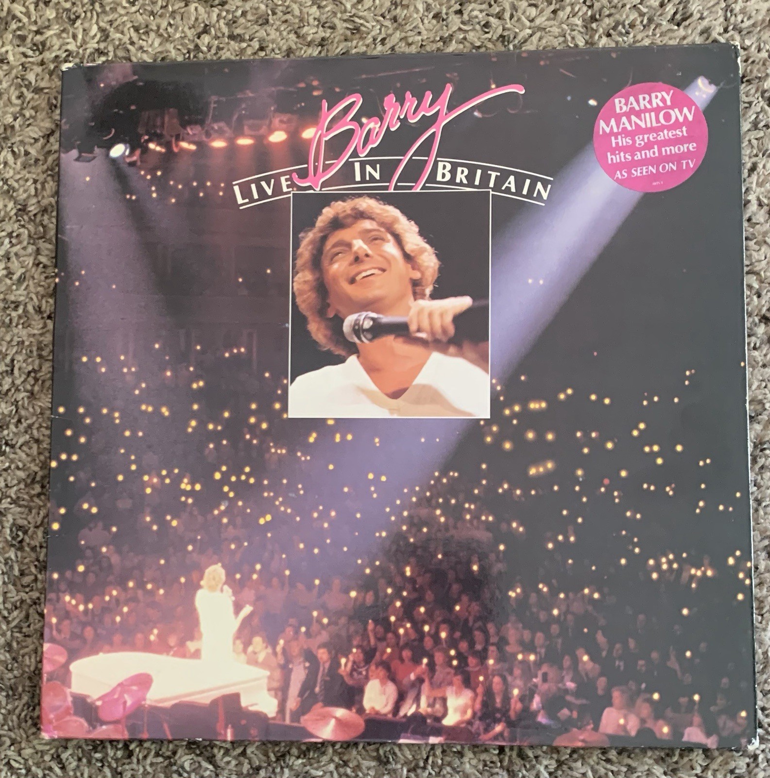 Barry Manilow - Barry Live in Britain - UK - Arista - - 1982 Lp Vinyl