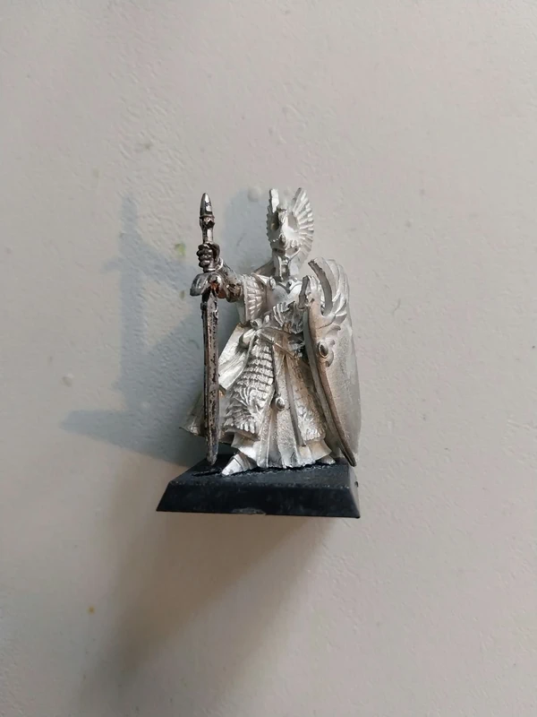 Warhammer The Old World – Seigneur Haut Elfe en métal – Figurine Citadel vintage