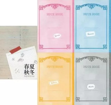 Haruhi Suzumiya Doujin Accessori Custodia Set 4 Vols Stagioni A5 Usato [Età 13+]
