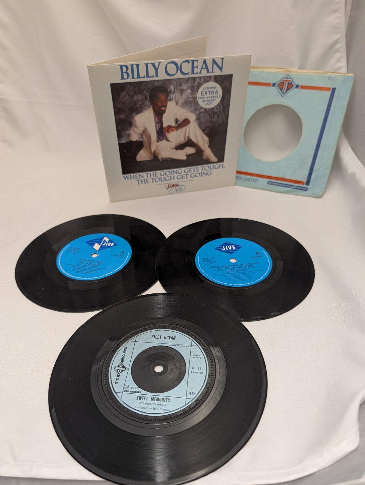 Billy Ocean When the Going Gets Tough Vinyl Single Collection Jewel on the nile