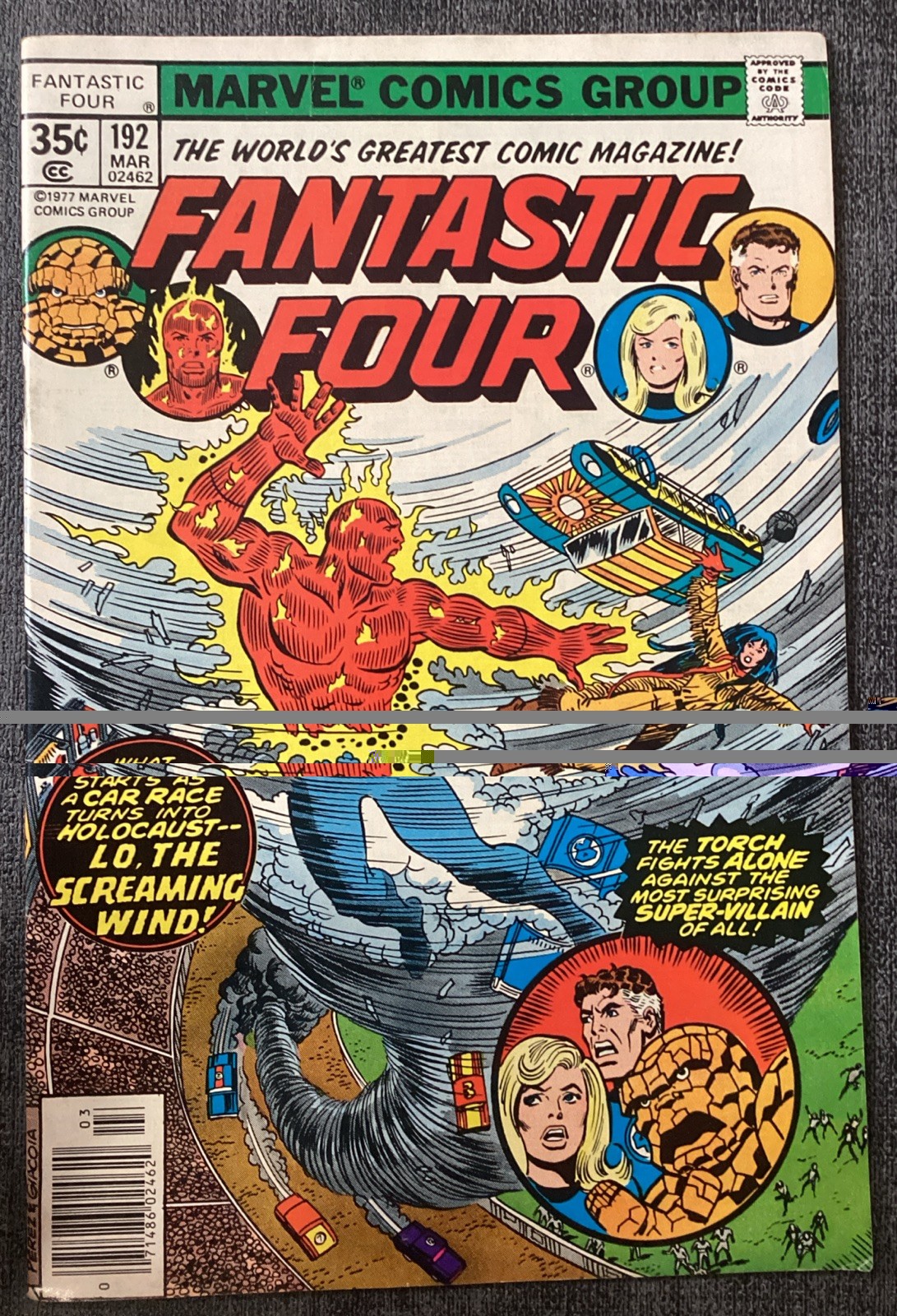 Fantastic Four #192 (Marvel Comics 1978) copertina George Perez - Texas Twister