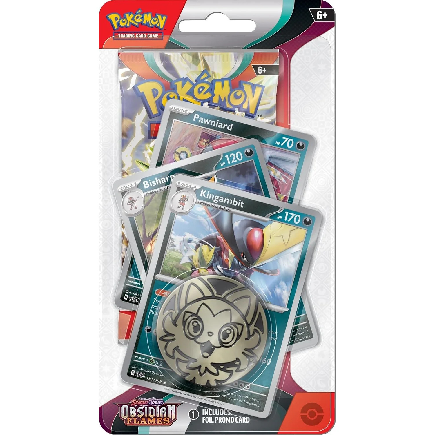 Pokemon TCG: Scarlet & Violet - Obsidian Flames Premium Checklane Blister - King