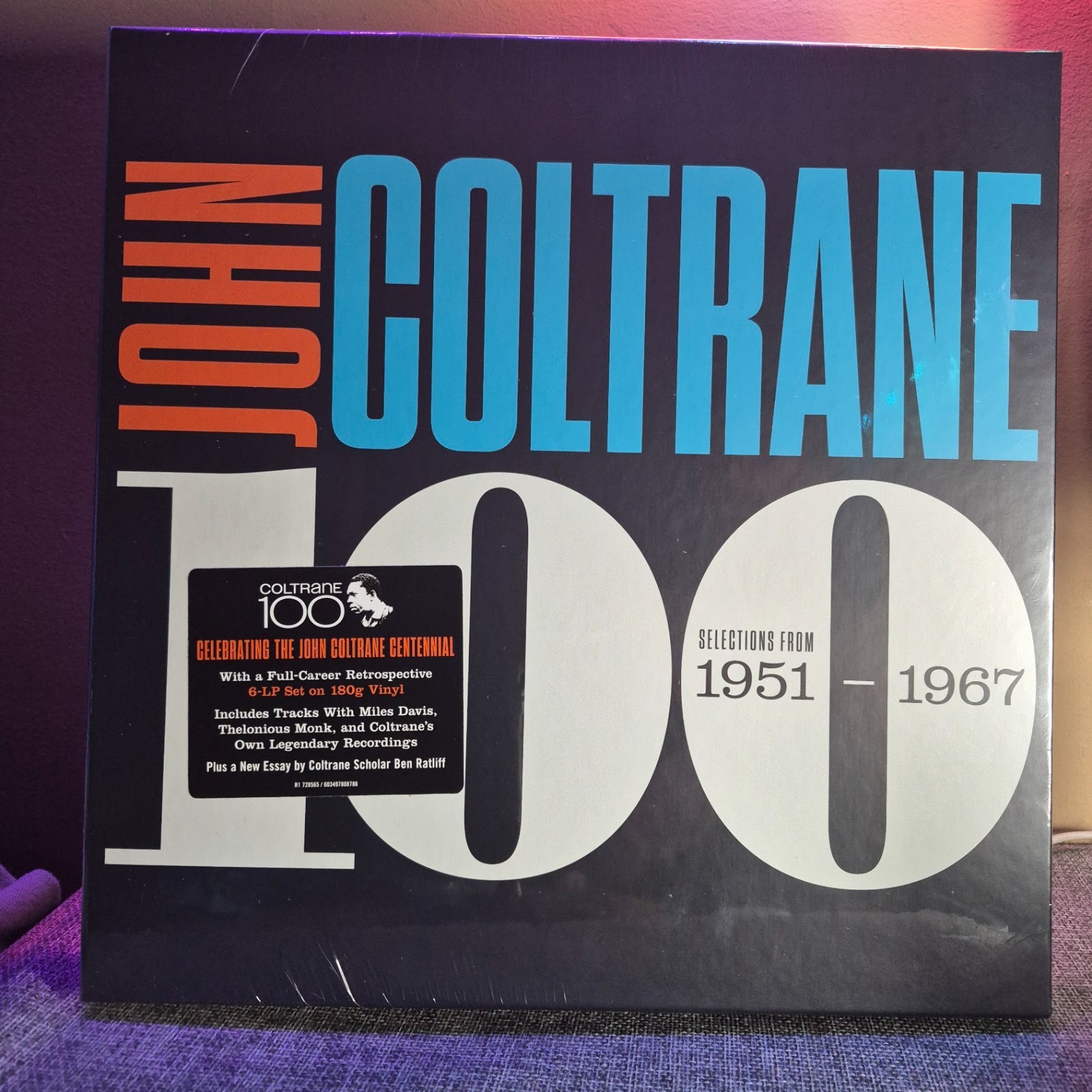 John Coltrane-Coltrane 100: Selections From 1951-1967 - 6 LP 180 gram Vinyl Box