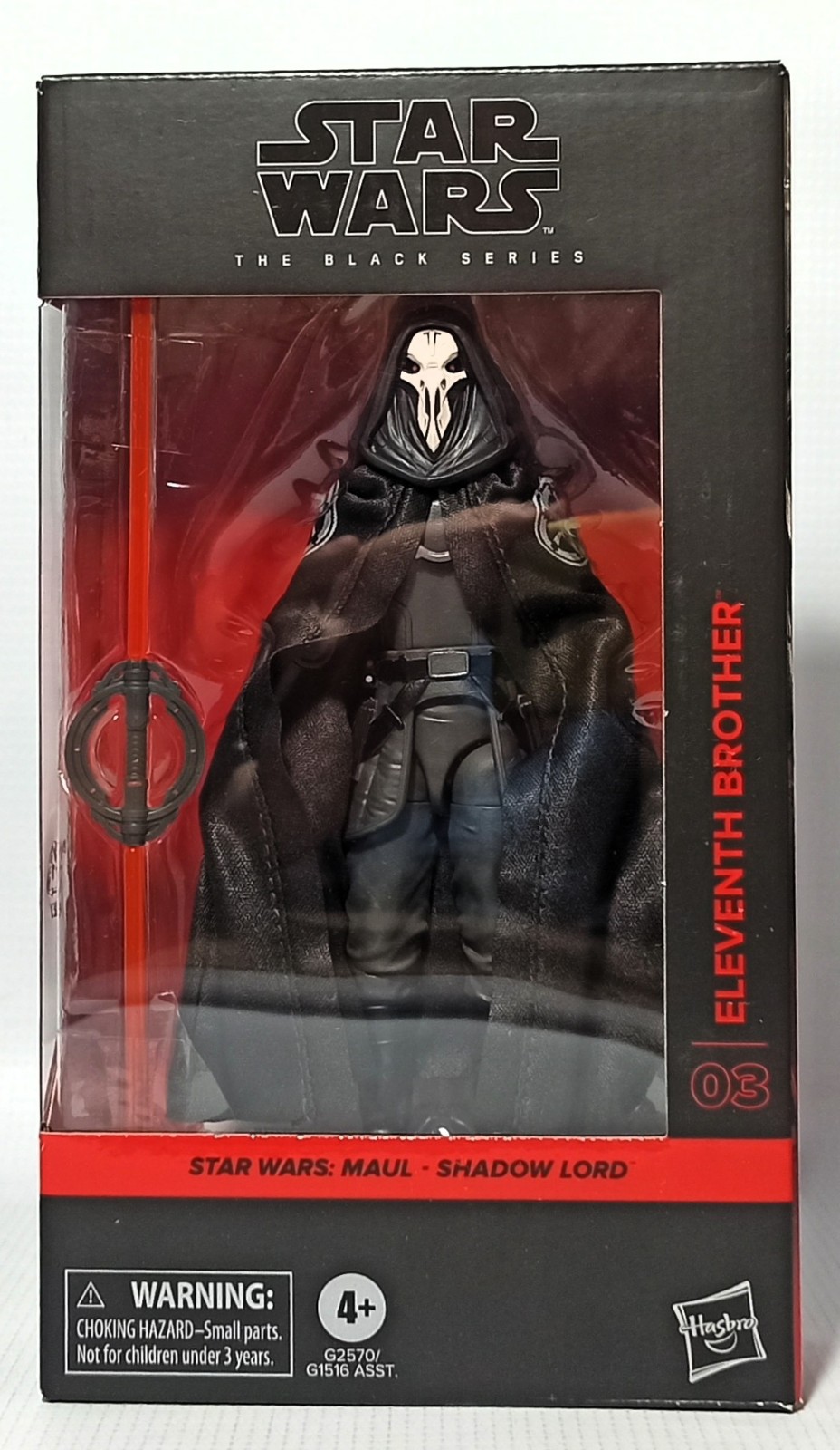 STAR WARS BLACK SERIES MAUL SHADOW LORD # 03 ELEVENTH BROTHER 6'' ACTION FIGURE