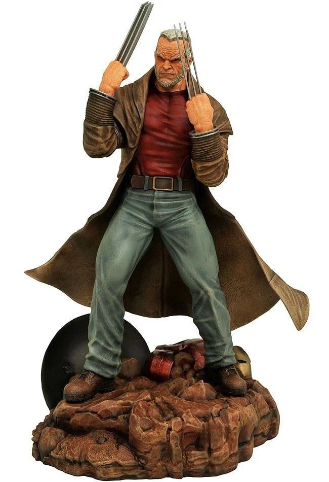 Diamond Select Toys : Old man Logan 20 cm BOX ed. Gallery Diorama Gd36