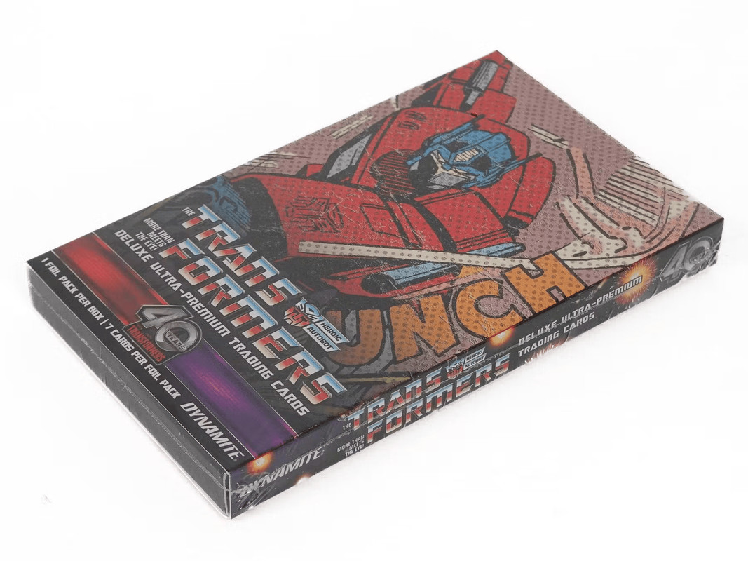 Dynamite - Transformers 40th Anniversary Cards - DELUXE ULTRA-PREMIUM BOX NUOVO