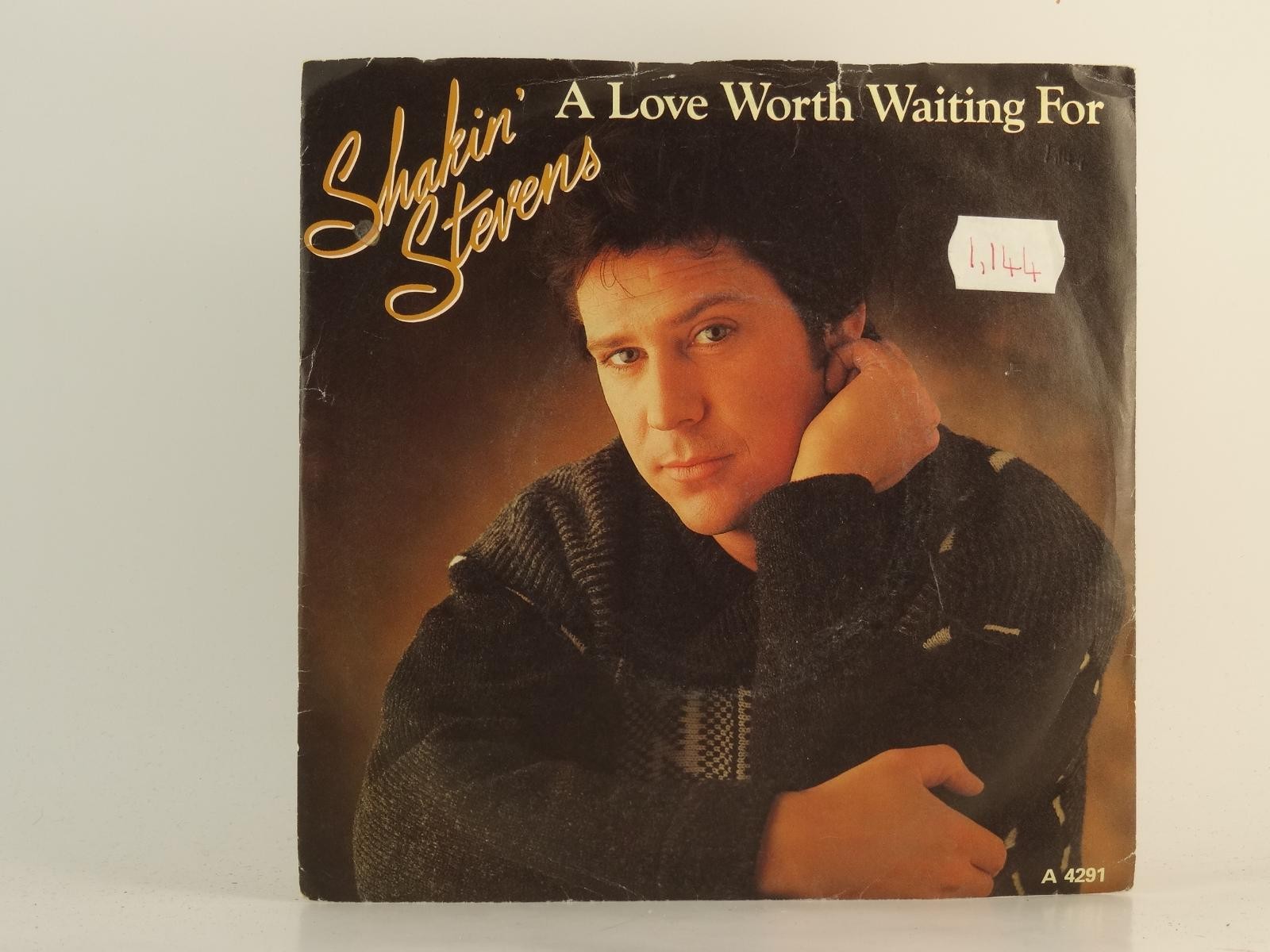 SHAKIN' STEVENS A LOVE WORTH WAITING FOR. (83) 2 Track 7" Single including Pictu