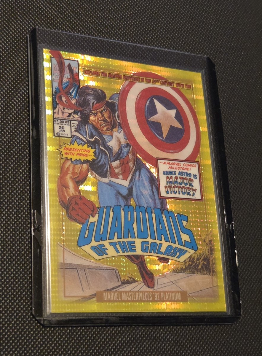 Marvel Masterpieces 1992 Platinum Major Victory VC Seismic Gold 06/92 #48-V