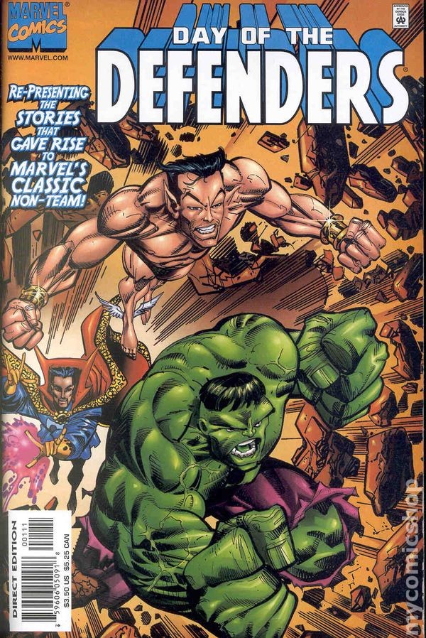 Giorno dei Difensori #1 VG/FN 5.0 2001 Immagine Stock Basso Grado