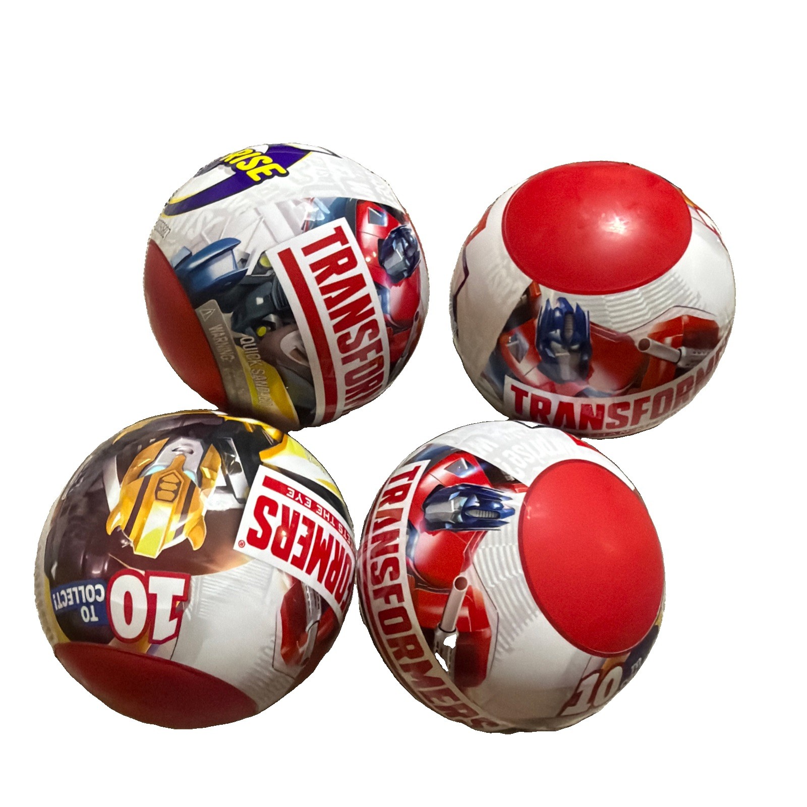 Zuru 5 Surprise TRANSFORMERS LOTTO DI 4 capsule palline cieche nuove e sigillate
