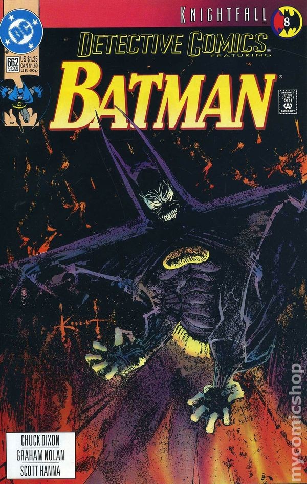 Detective Comics #662D VF 1993 immagine stock