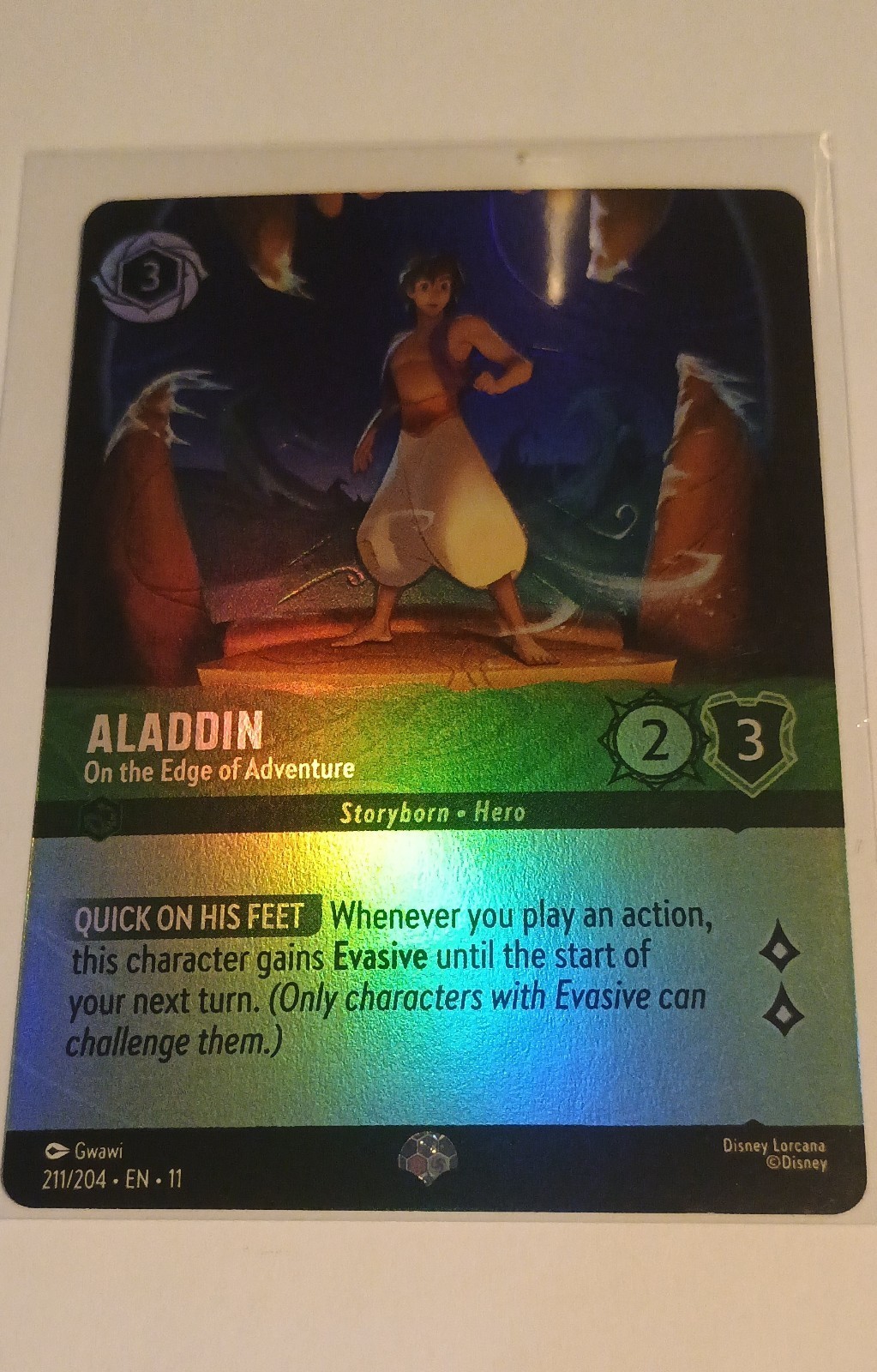 Aladdin - Sul bordo dell'avventura (Epic) 211/204 Winterspell Holo