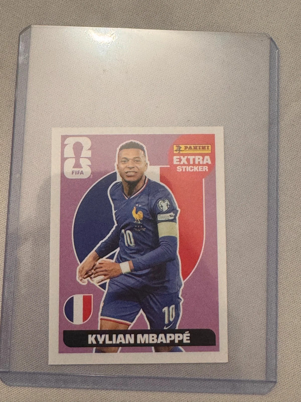 Kylian Mbappé Extra Sticker Purple – Panini FIFA World Cup 2026