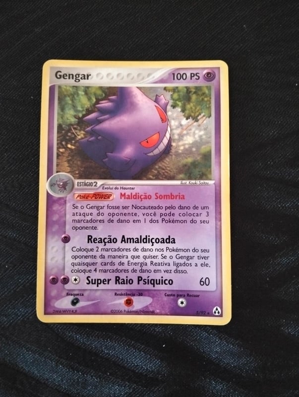 Vendo carta pokemon Gengar