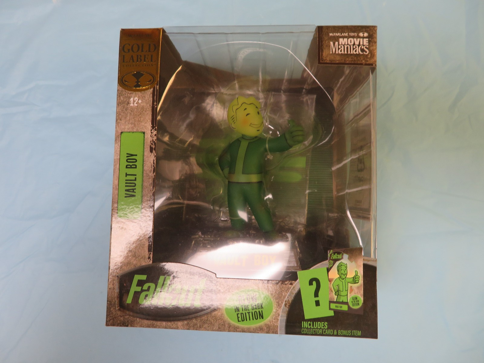 Collezione Gold Label McFarlane Fallout Vault Boy Movie Maniacs Glow in the Dark