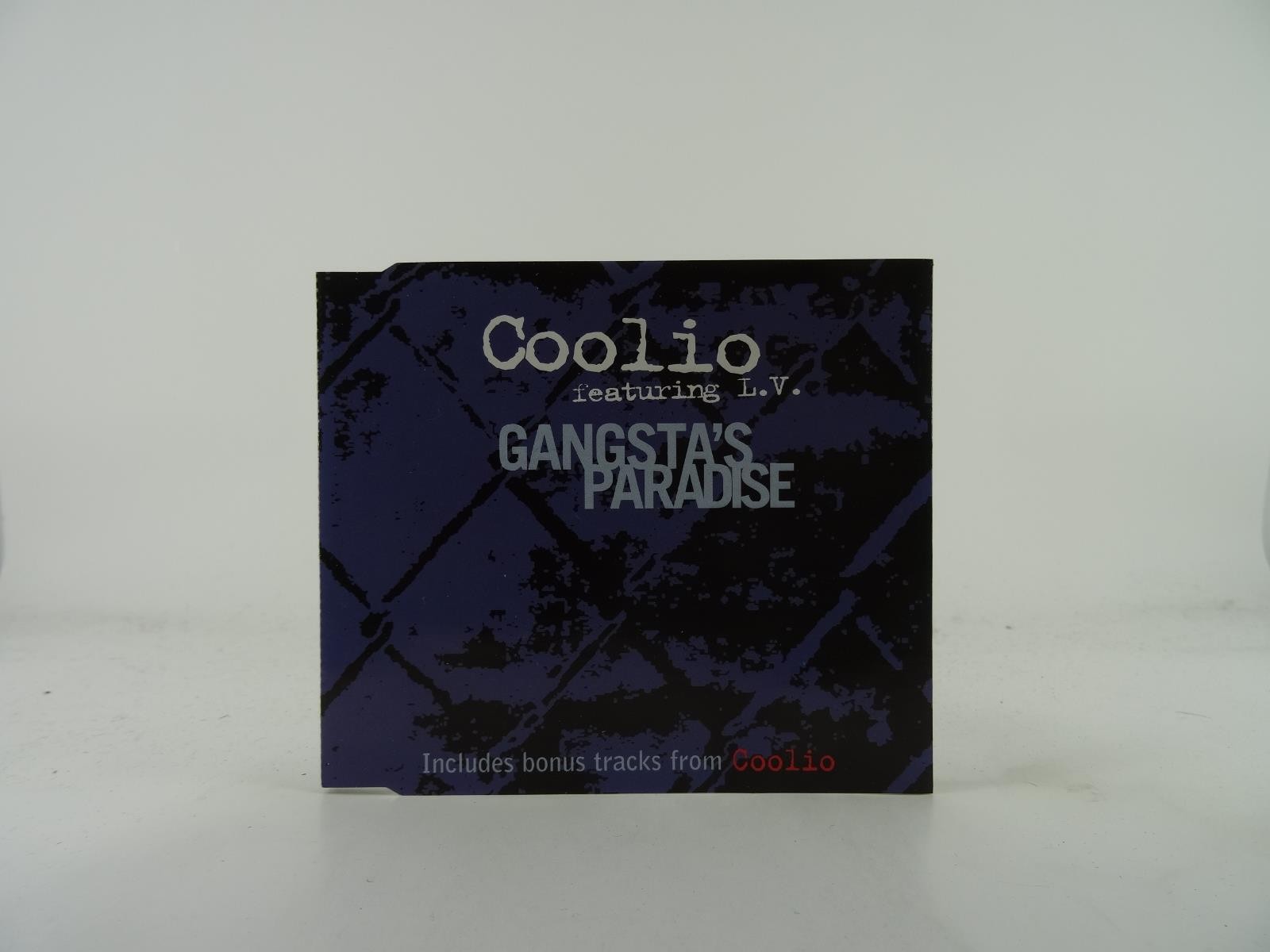 COOLIO FT L.V. GANGSTA'S PARADISE (B75) 4 Track CD Single plus Picture Sleeve TO