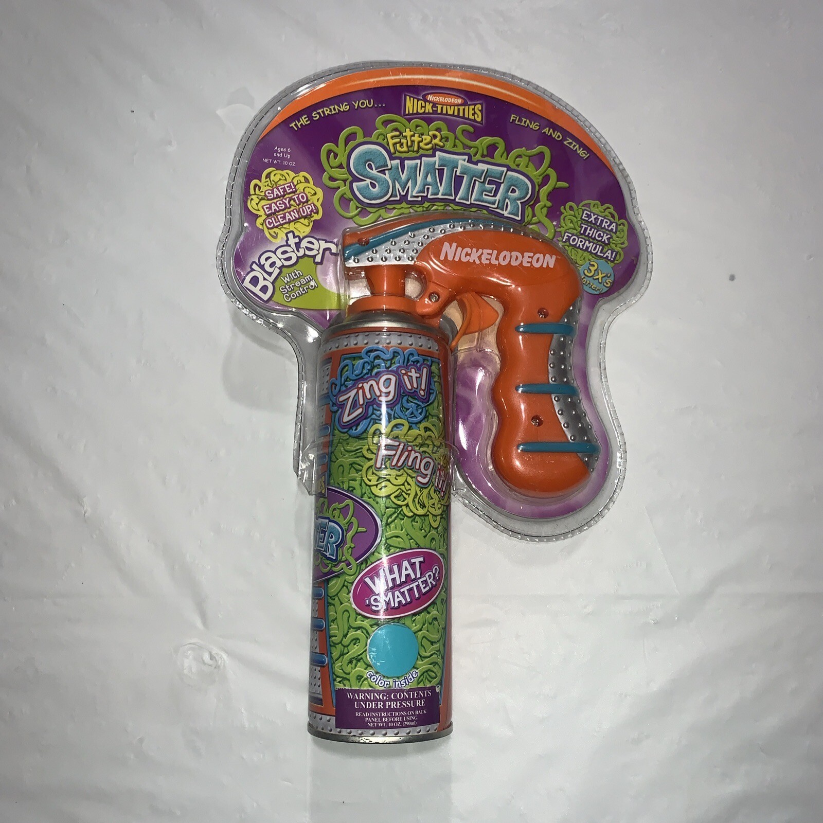 Nickelodeon Nick-tivities Grasso Smatter Con Blaster 2002 Nuovo Sigillato 