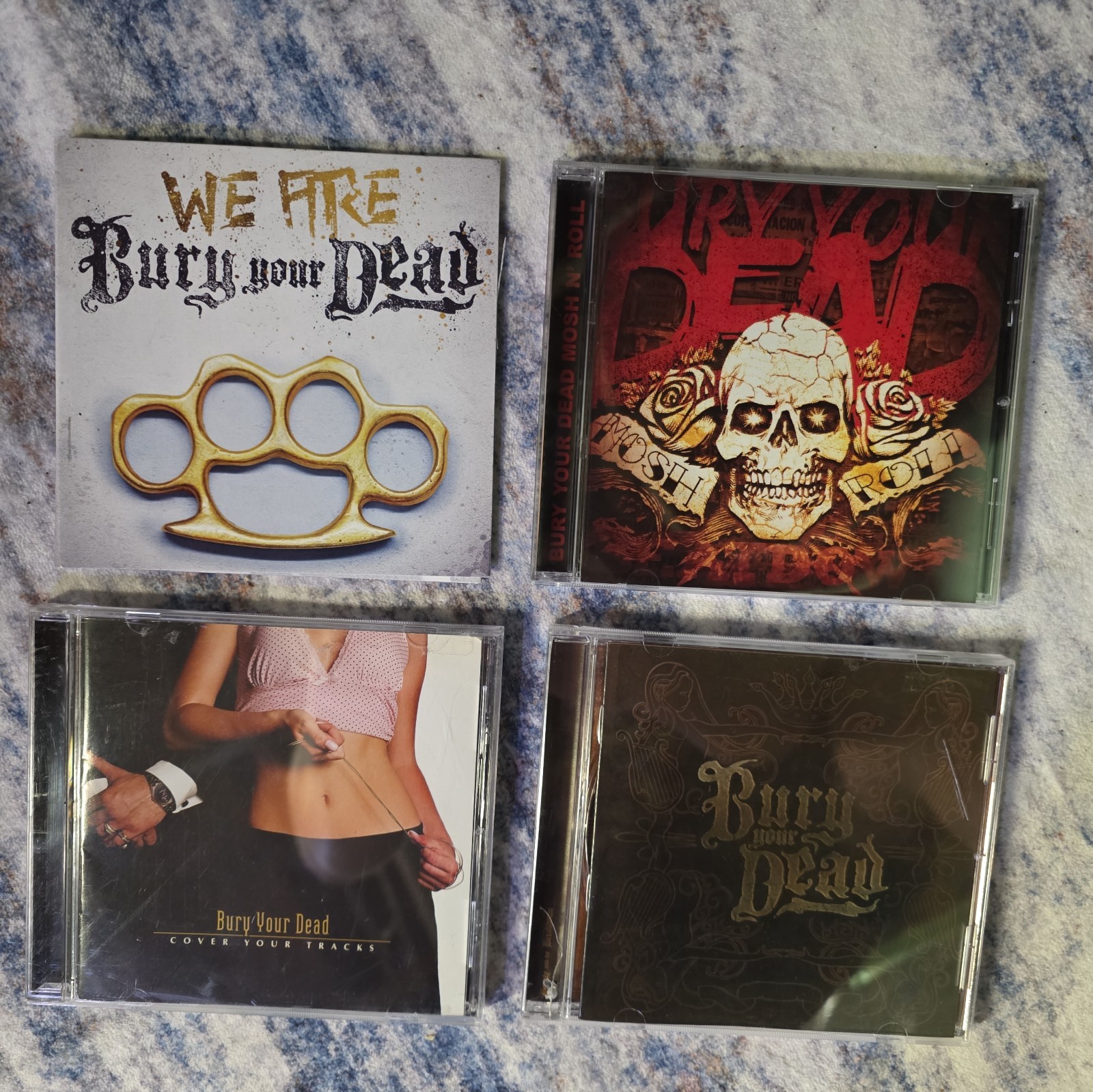 Bury Your Dead 4 CD Lot. Hardcore Metalcore Deathcore Thrash Crossover Punk Rock