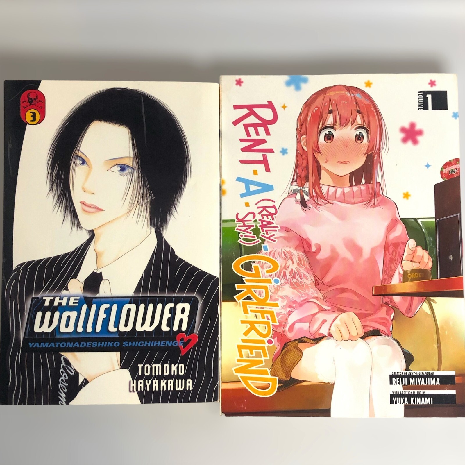 Lotto Manga The Wallflower Vol 1 (Hayakawa) Rent a Really Timy Girlfriend Vol 1