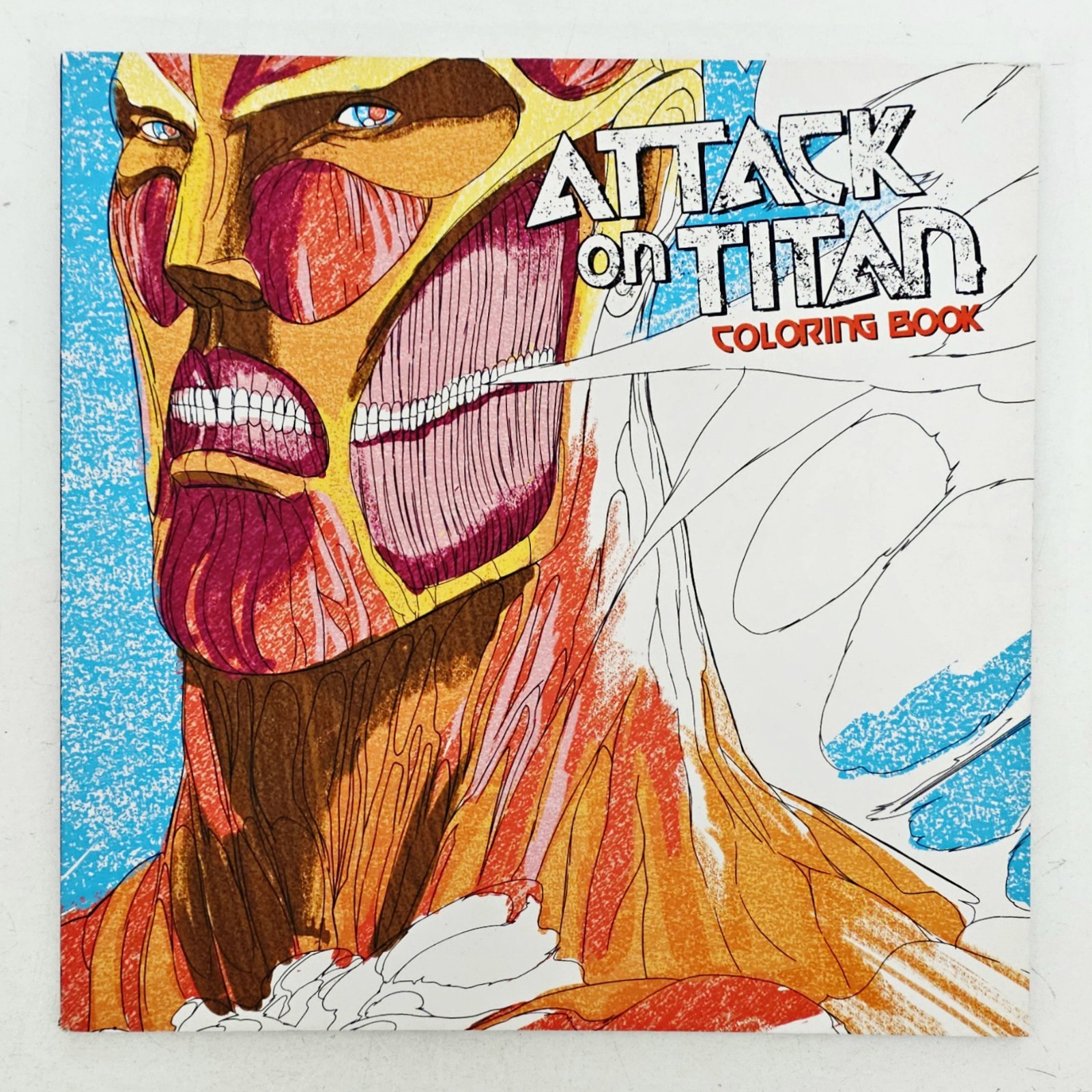 KODANSHA COMICS Shōnen manga libro da colorare per adulti ATTACK ON TITAN COLORING BOOK