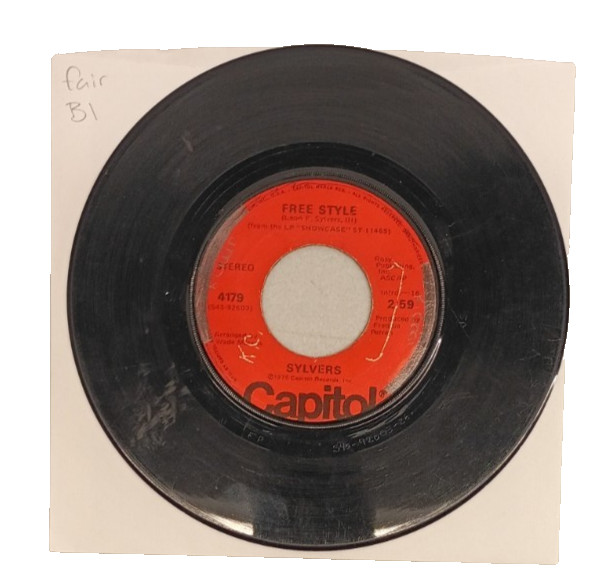 Sylvers Boogie Fever/Free Style 45 rpm Single