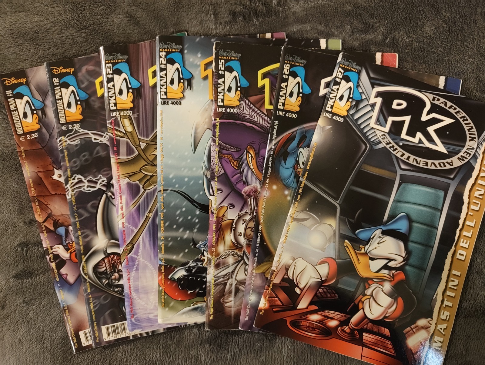 Disney PKNA PK Paperinik New Adventures lotto fumetti italiani 1999