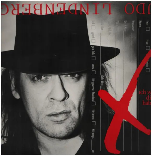 Udo Lindenberg Ich Will Dich Haben Polydor Vinile LP 12 Pollici 33 U/min 1991