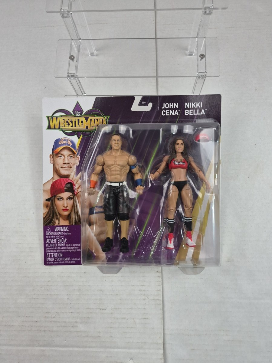 WrestleMania 2017 John Cena & Nikki Bella Action Figure Battle Pack Diva Hof