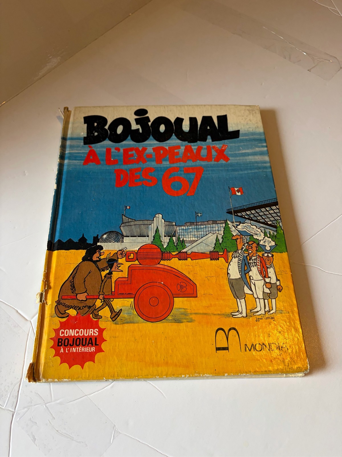 Bojoual à l'Expo 67 Bande Dessinée BD Mondia Jguillmay