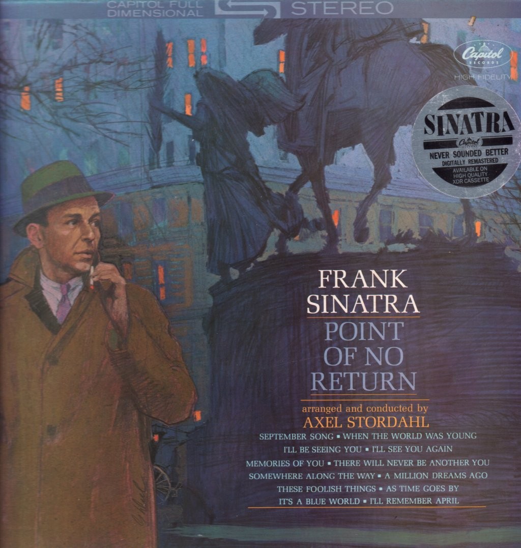 FRANK SINATRA POINT OF NO RETURN LP VINYL 12 track vinyl lp digitally remastered