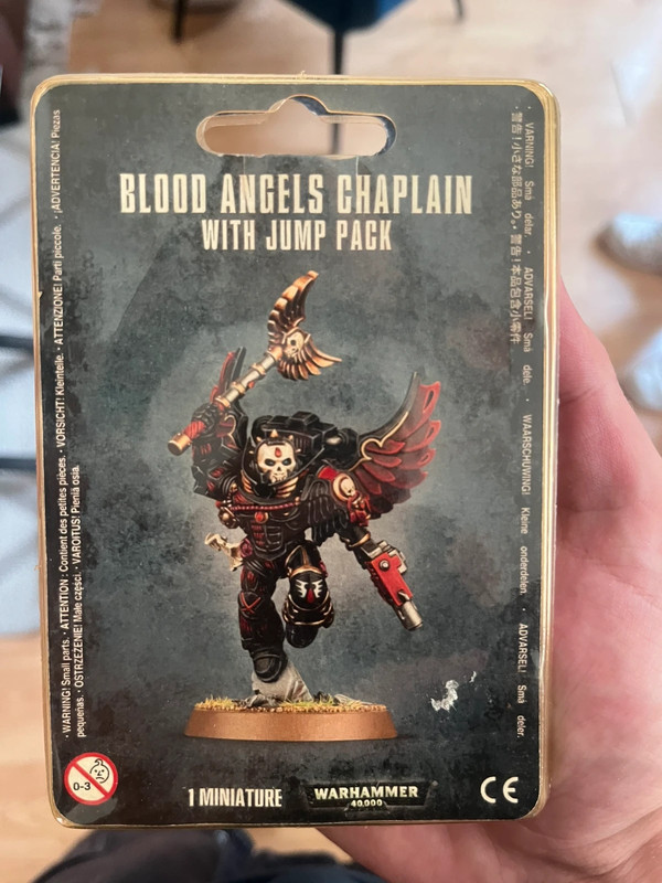 Warhammer Blood Angels Chaplain jump pack