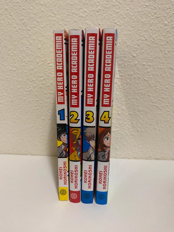 Mangas 1-4 My Hero Academia