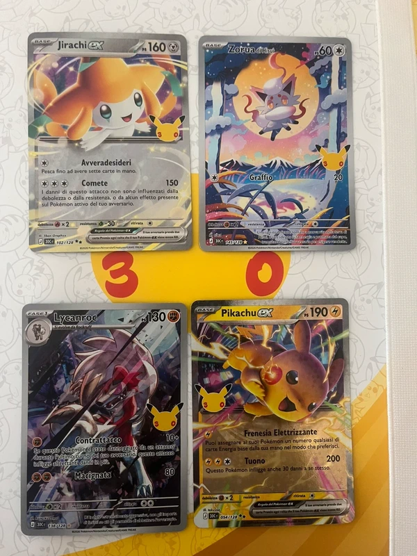 Pikachu ex 30 anniversrio