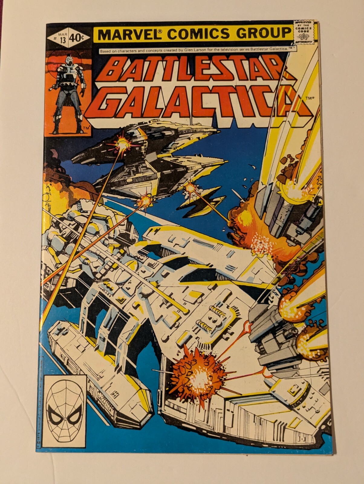 Battlestar Galactica 13 Walter Simonson basato sul programma TV Marvel Comics
