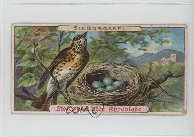 Album cioccolatini 1899 Stollwerck 3 edizione alimentare singdrossel #92-2 15ia