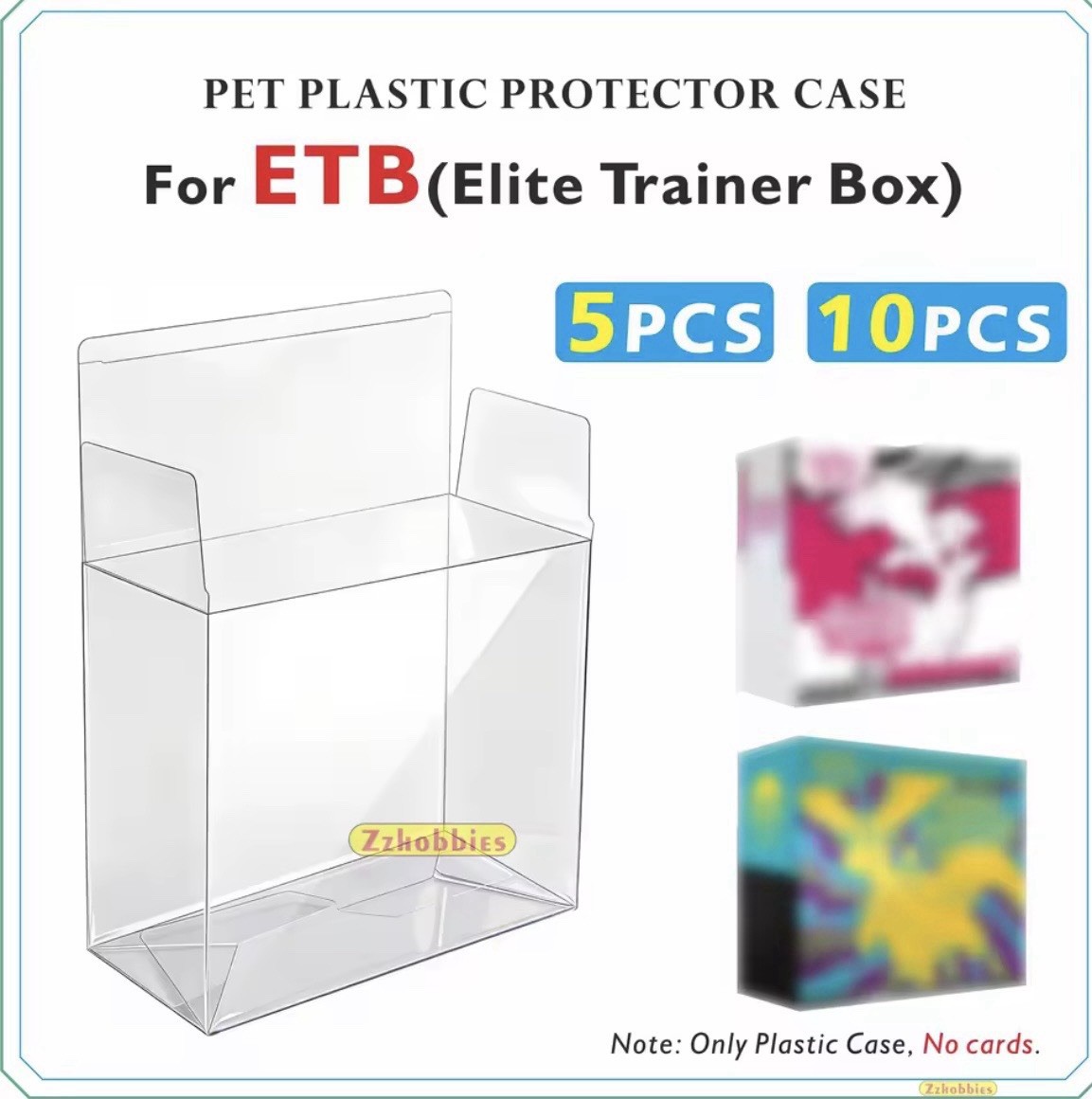 PET Schutzhülle für Pokemon Elite Trainer Box • ETB • Case • Protector (0.5mm)